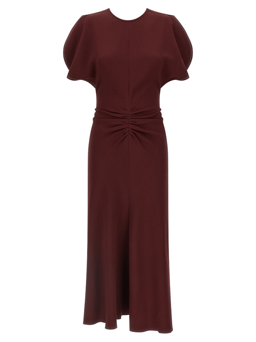 Victoria Beckham Burgundy Dress