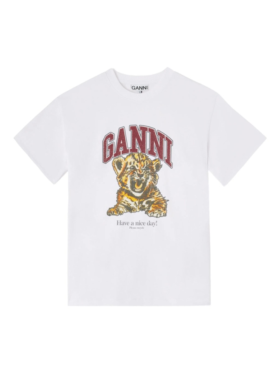 Ganni White T-Shirt