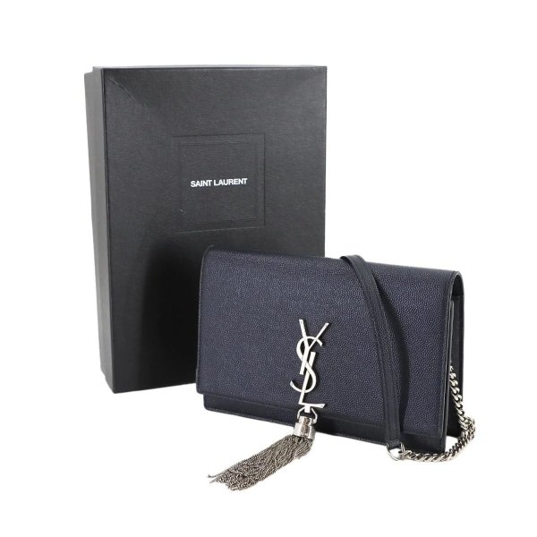 Kate small monogram tassel crossbody bag