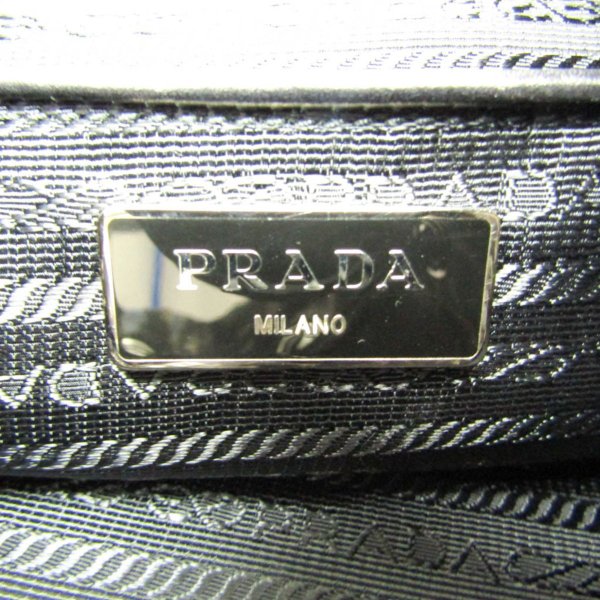 Re-nylon and saffiano leather backpack - View 3