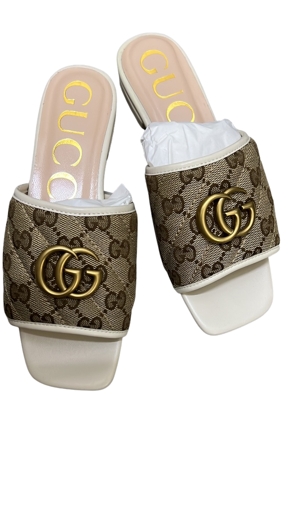 White Sandals - View 1