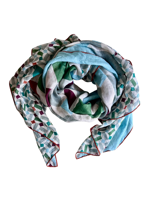 Blue Scarf - View 5